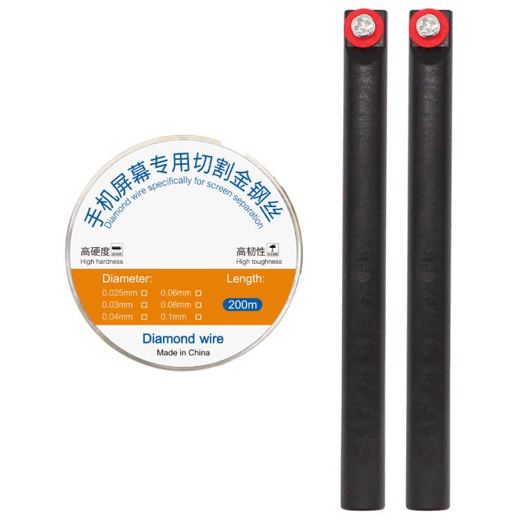 Filo diamantato per separazione schermi 0,025 mm, 200 m - immagine 2