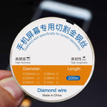 Filo diamantato per separazione schermi 0,025 mm, 200 m - immagine 6