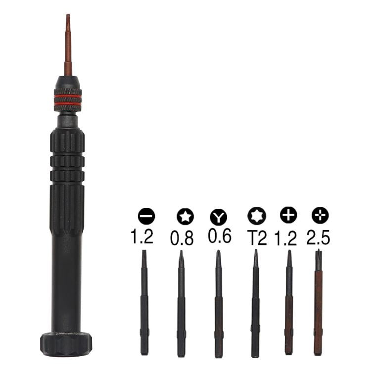 Set di cacciaviti di precisione in alluminio 6 in 1 e 12 in 1 - immagine 2
