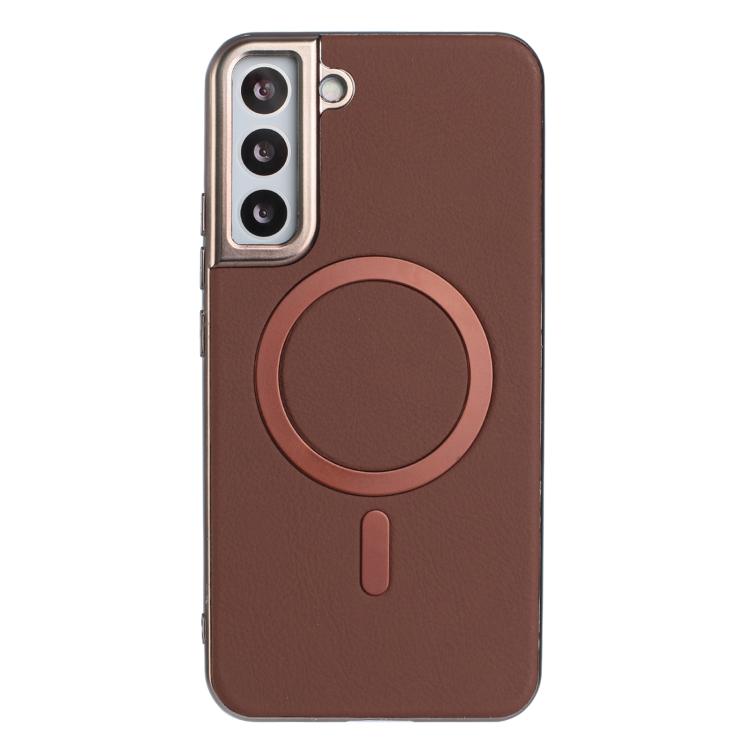 Custodia per telefono MagSafe a copertura totale con placcatura a tinta unita., For Samsung Galaxy S22 5G, For Samsung Galaxy S21 5G, For Samsung Galaxy S21+ 5G, For Samsung Galaxy S21 Ultra 5G
