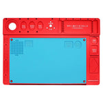 Supporto per microscopio in alluminio con tappetino in silicone - immagine 2