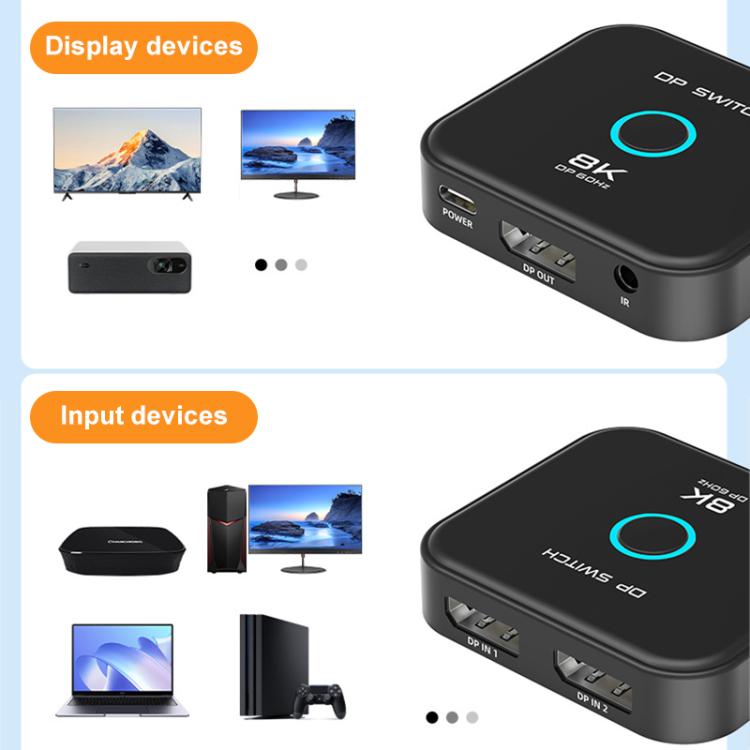 Switch DisplayPort FJGEAR FJ-8K201DP 8K 60Hz con HDR - immagine 13