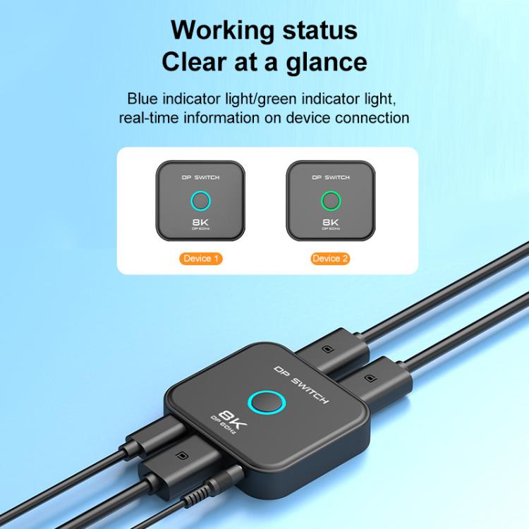Switch DisplayPort FJGEAR FJ-8K201DP 8K 60Hz con HDR - immagine 12