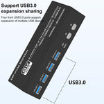 Switch KVM 8K 60Hz DP USB 3.0 per 2 Monitor e 2 Host