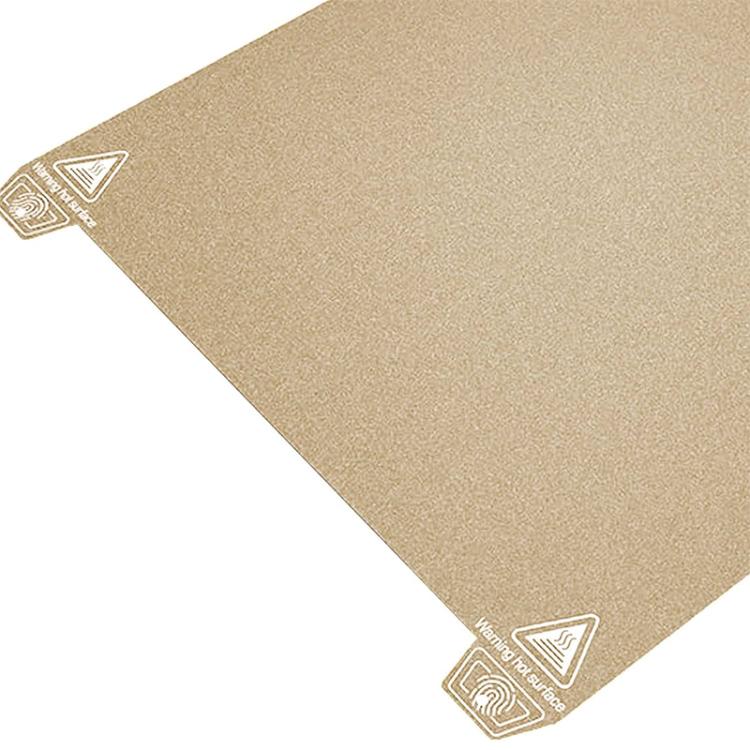 Piastra di costruzione per stampante 3D in acciaio armonico per Creality K2 Plus, Gold / Single-sided PEI Coating, Black / Single-sided PEI Coating, Gold / Double-sided PEI Coating, Black / Double-sided PEI Coating