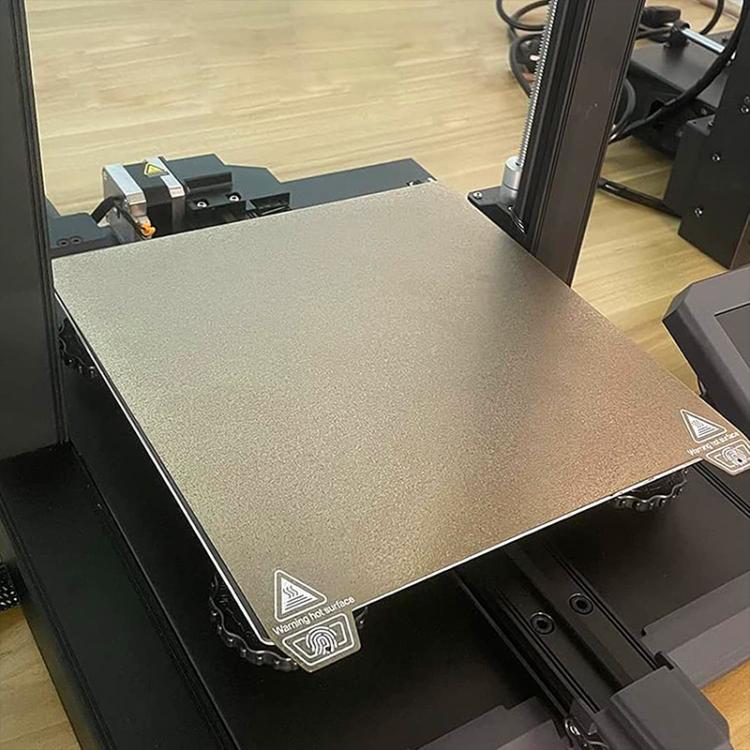 Piastra di costruzione per stampante 3D in acciaio armonico per Creality K2 Plus, Gold / Single-sided PEI Coating, Black / Single-sided PEI Coating, Gold / Double-sided PEI Coating, Black / Double-sided PEI Coating