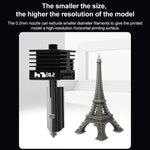 Ugello rimovibile per stampante 3D Bambu Lab H2D, 0.2mm Stainless Steel, 0.4mm Hardened Steel, 0.6mm Hardened Steel, 0.8mm Hardened Steel