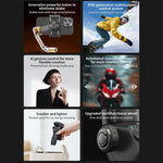 Stabilizzatore per smartphone FUNSNAP CM8, pieghevole, a 3 assi, anti-vibrazione, ideale per vlog e riprese video., Basic Version, AI Version