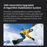 Stabilizzatore per smartphone FUNSNAP CM8, pieghevole, a 3 assi, anti-vibrazione, ideale per vlog e riprese video., Basic Version, AI Version