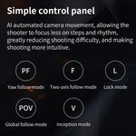 Stabilizzatore per smartphone FUNSNAP CM8, pieghevole, a 3 assi, anti-vibrazione, ideale per vlog e riprese video., Basic Version, AI Version