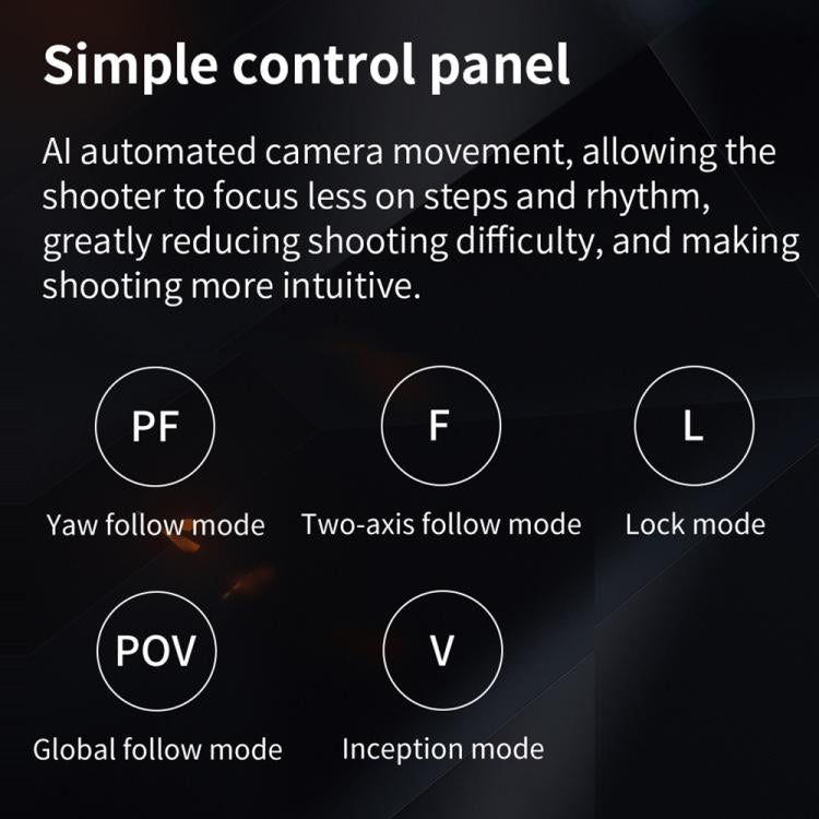 Stabilizzatore per smartphone FUNSNAP CM8, pieghevole, a 3 assi, anti-vibrazione, ideale per vlog e riprese video., Basic Version, AI Version