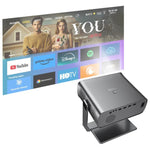 Videoproiettore intelligente hoco DT5 1920x1080P 270ANSI con messa a fuoco elettrica, versione Android., EU Plug