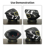 Supporto antiscivolo per casco da moto in poliuretano