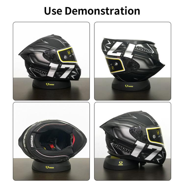 Supporto antiscivolo per casco da moto in poliuretano
