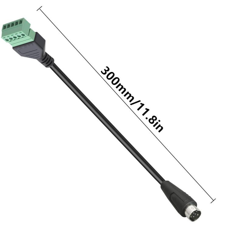 Cavo adattatore S-Video 8 pin maschio a 5 pin femmina 0,3m