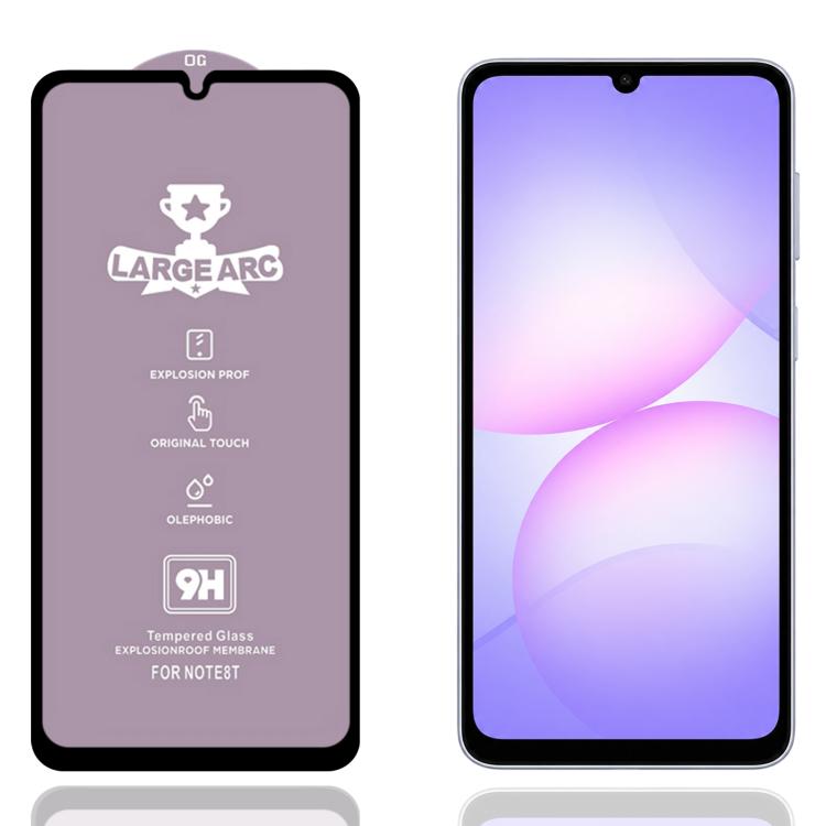 Pellicola in vetro temperato ad arco ampio con spessore di 0,4 mm e rivestimento in alluminio 9H., For Samsung Galaxy A06s, For Samsung Galaxy A06 5G, For Samsung Galaxy A56 5G, For Samsung Galaxy A26 5G, For Samsung Galaxy A36 5G                      ...