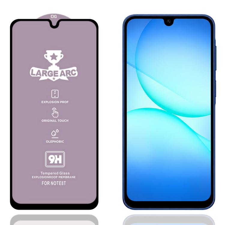 Pellicola in vetro temperato ad arco ampio con spessore di 0,4 mm e rivestimento in alluminio 9H., For Samsung Galaxy A06s, For Samsung Galaxy A06 5G, For Samsung Galaxy A56 5G, For Samsung Galaxy A26 5G, For Samsung Galaxy A36 5G                      ...