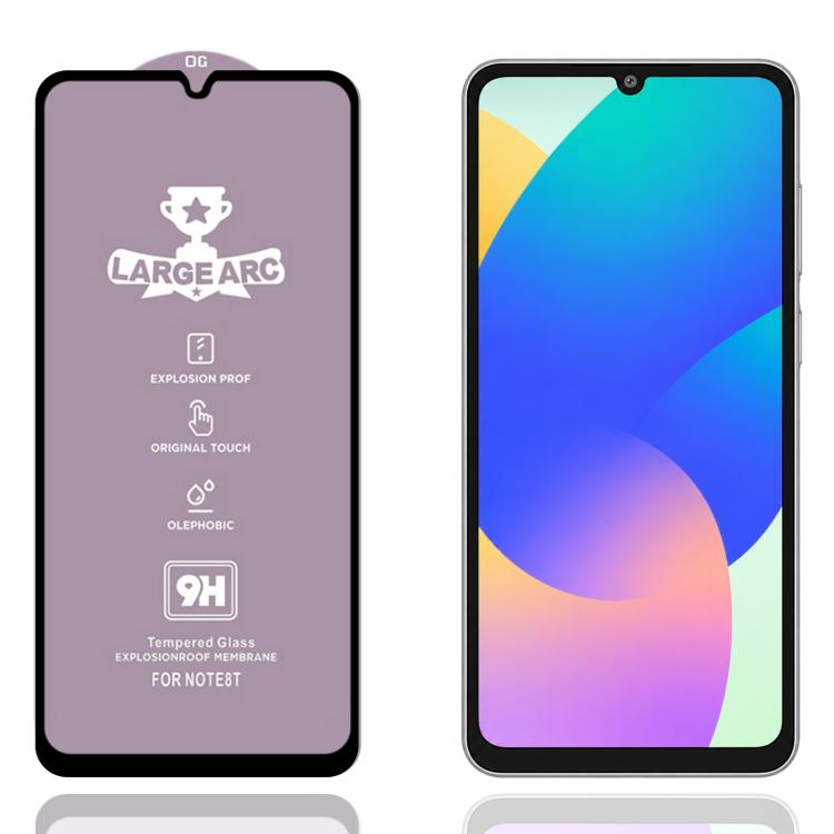 Pellicola in vetro temperato ad arco ampio con spessore di 0,4 mm e rivestimento in alluminio 9H., For Samsung Galaxy A06s, For Samsung Galaxy A06 5G, For Samsung Galaxy A56 5G, For Samsung Galaxy A26 5G, For Samsung Galaxy A36 5G                      ...