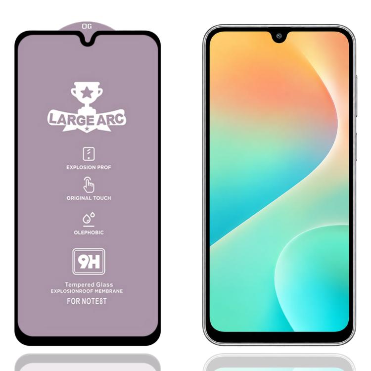 Pellicola in vetro temperato ad arco ampio con spessore di 0,4 mm e rivestimento in alluminio 9H., For Samsung Galaxy A06s, For Samsung Galaxy A06 5G, For Samsung Galaxy A56 5G, For Samsung Galaxy A26 5G, For Samsung Galaxy A36 5G                      ...
