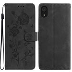 Custodia per telefono in pelle con motivo a rilievo di rose, For Samsung Galaxy A03 Core, For Samsung Galaxy A33