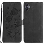 Custodia per telefono in pelle con motivo a rilievo di rose, For Samsung Galaxy A05, For Samsung Galaxy A05S