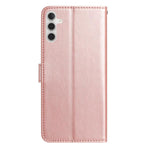 Custodia per telefono in pelle con motivo a rilievo di rose, For Samsung Galaxy A15, For Samsung Galaxy A35