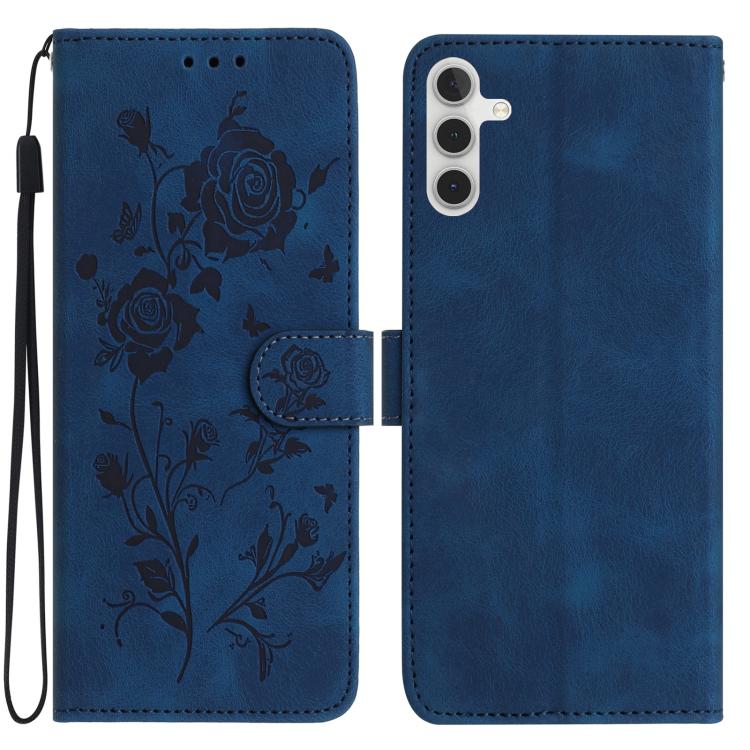 Custodia per telefono in pelle con motivo a rilievo di rose, For Samsung Galaxy A26, For Samsung Galaxy A36