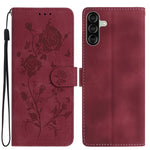 Custodia per telefono in pelle con motivo a rilievo di rose, For Samsung Galaxy A26, For Samsung Galaxy A36
