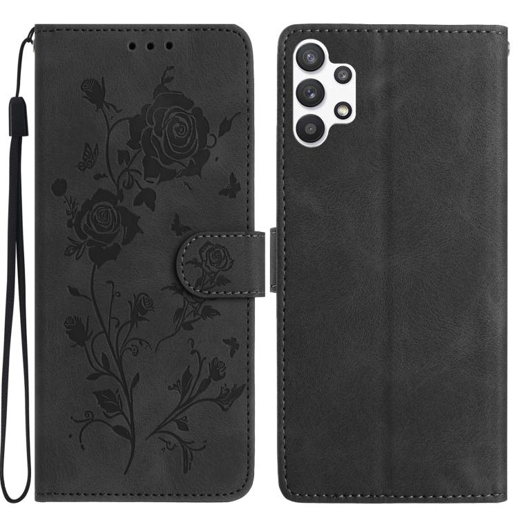 Custodia per telefono in pelle con motivo a rilievo di rose, For Samsung Galaxy A52, For Samsung Galaxy A32 5G