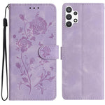 Custodia per telefono in pelle con motivo a rilievo di rose, For Samsung Galaxy A52, For Samsung Galaxy A32 5G