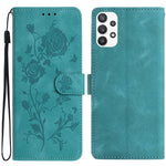 Custodia per telefono in pelle con motivo a rilievo di rose, For Samsung Galaxy A03 Core, For Samsung Galaxy A33