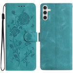 Custodia per telefono in pelle con motivo a rilievo di rose, For Samsung Galaxy A34, For Samsung Galaxy A54