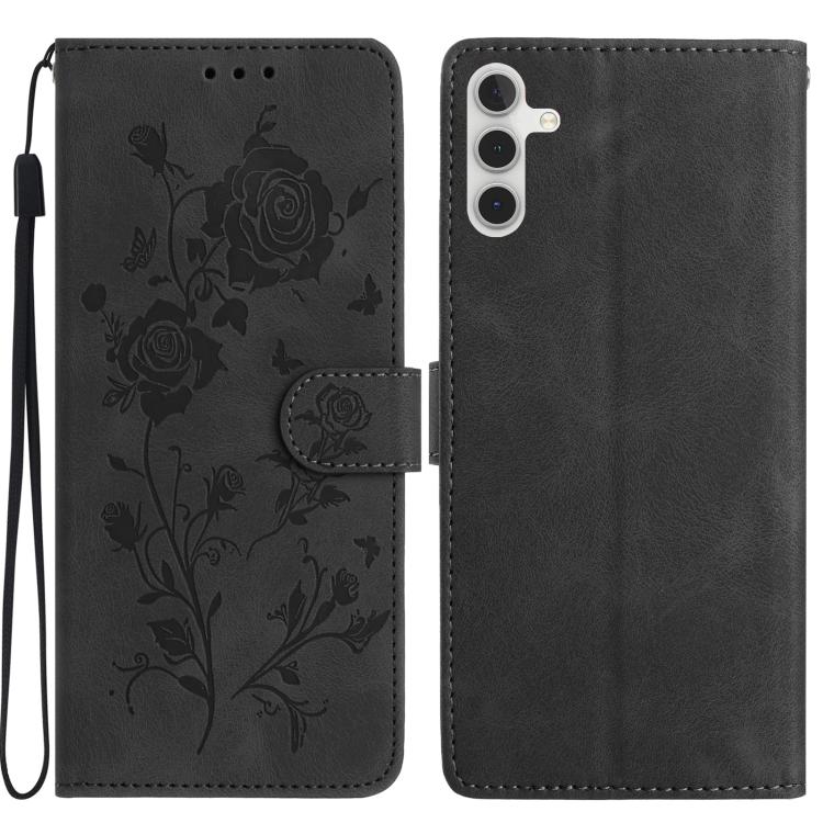 Custodia per telefono in pelle con motivo a rilievo di rose, For Samsung Galaxy A26, For Samsung Galaxy A36