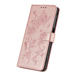 Custodia per telefono in pelle con motivo a rilievo di rose, For Samsung Galaxy A52, For Samsung Galaxy A32 5G