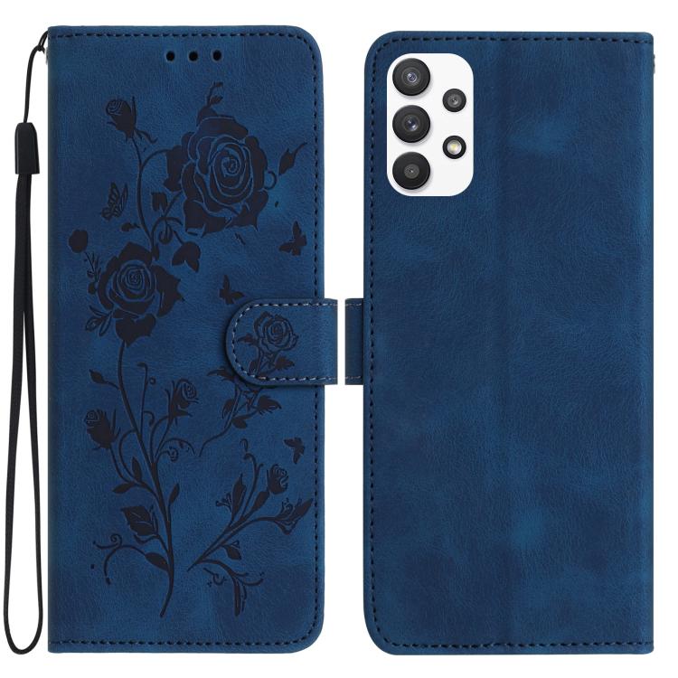 Custodia per telefono in pelle con motivo a rilievo di rose, For Samsung Galaxy A52, For Samsung Galaxy A32 5G