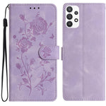 Custodia per telefono in pelle con motivo a rilievo di rose, For Samsung Galaxy A32, For Samsung Galaxy A72