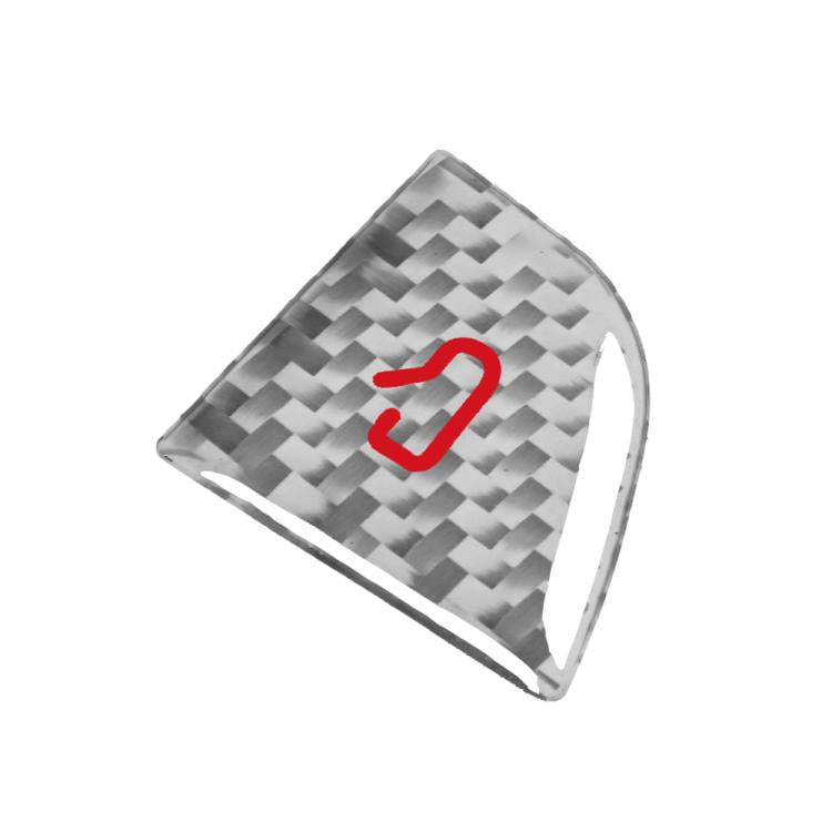 Set 4 adesivi in fibra di carbonio per interruttori Tesla Model 3