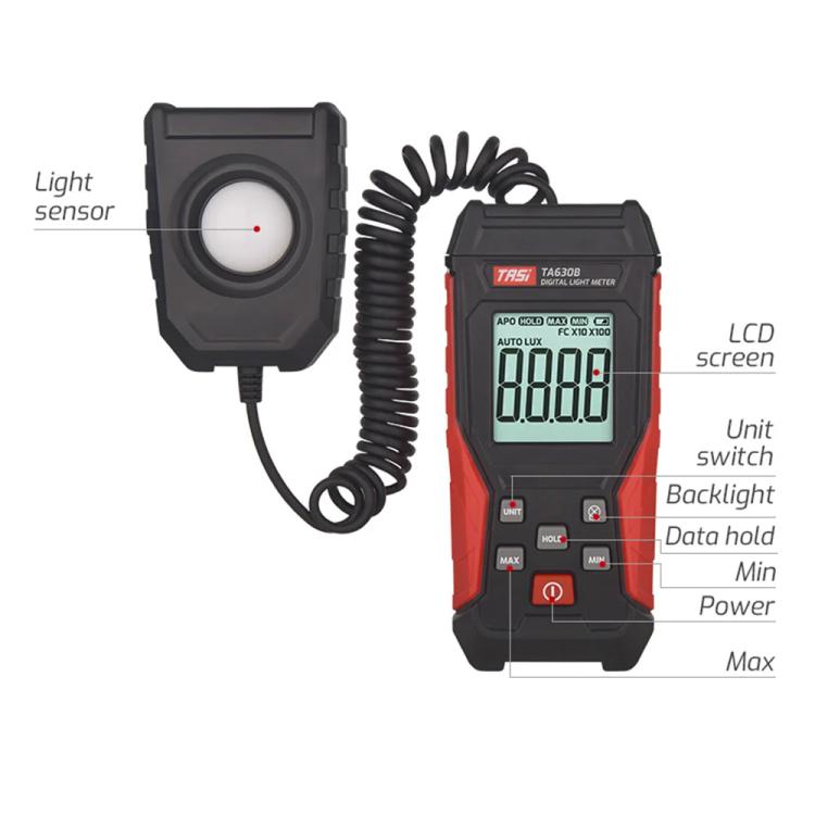 Misuratore luminosità digitale TRSI TA630B fino 200000 LUX