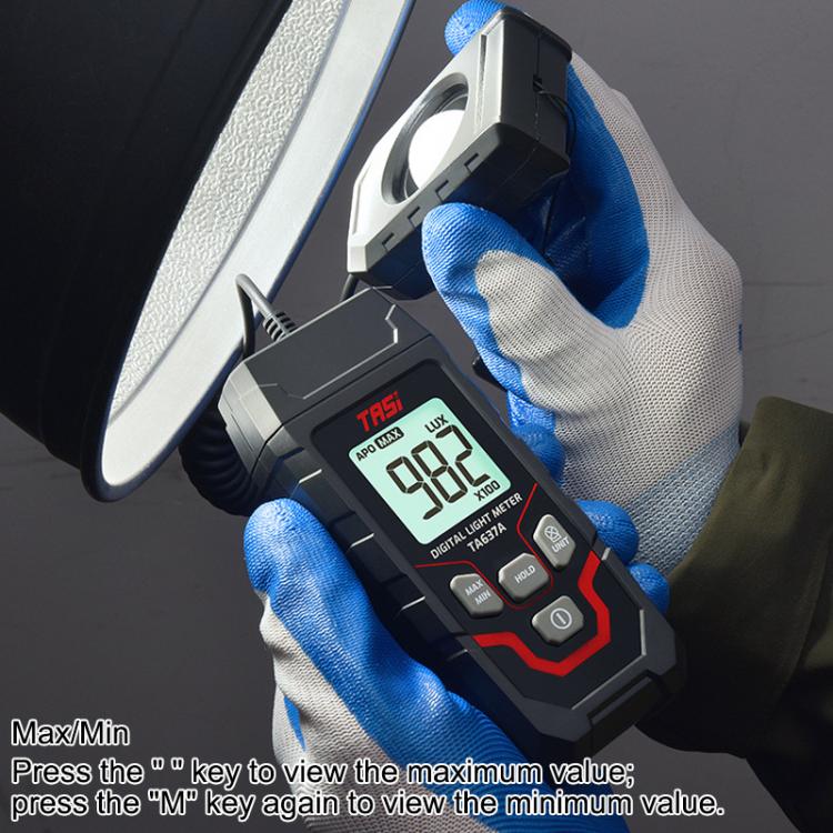 Misuratore luminosità digitale TRSI TA637A fino a 200000 LUX