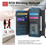 Custodia per telefono CaseNeo MagSafe RFID antifurto con cerniera e portafoglio in pelle stile retrò, For Galaxy S26 FE 5G, For Galaxy S26+ 5G, For Galaxy S26 Ultra 5G, For Galaxy S26 5G