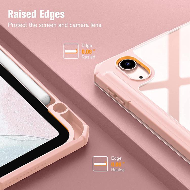 Custodia in pelle con motivo marmorizzato in acrilico cristallino per tablet, con scomparto per penna., For Samsung Galaxy Tab S9 Ultra, For Samsung Galaxy Tab S8+ / S7+, For Samsung Galaxy Tab S8 / S7, For Samsung Galaxy Tab A8 10.5 2021