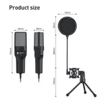 Microfono da tavolo Yanmai SF-777R con illuminazione RGB, riduzione del rumore e rete anti-spruzzo., SF-777R