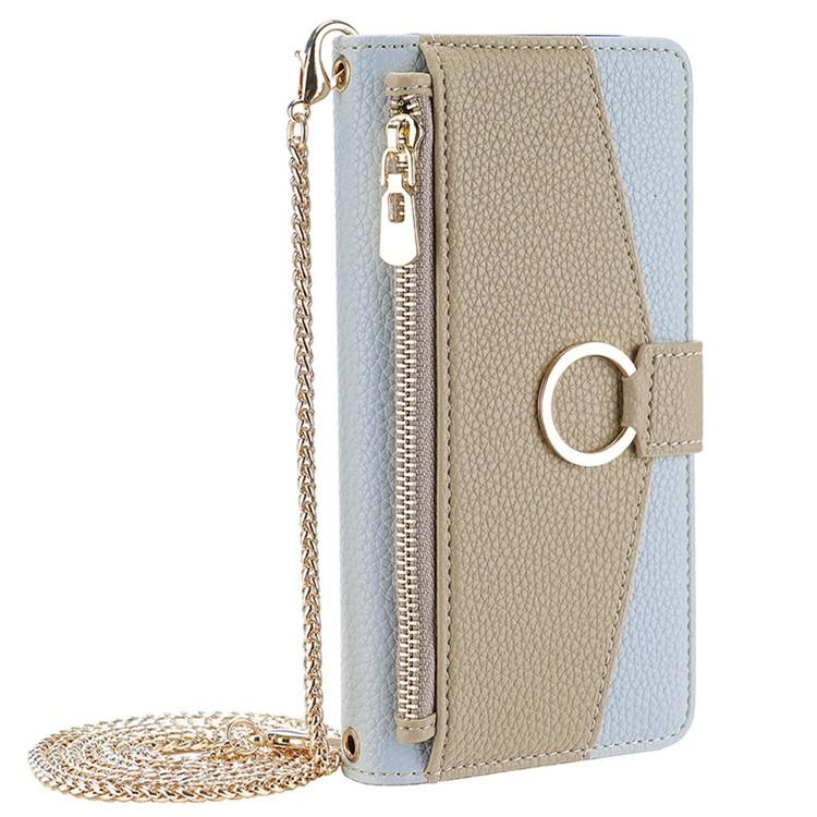 Custodia per telefono a tracolla in pelle con texture litchi, For Samsung Galaxy S25+ 5G, For Samsung Galaxy S25 Ultra 5G