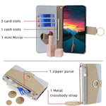 Custodia per telefono a tracolla in pelle con texture litchi, For Samsung Galaxy S25+ 5G, For Samsung Galaxy S25 Ultra 5G