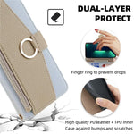 Custodia per telefono a tracolla in pelle con texture litchi, For Samsung Galaxy S25+ 5G, For Samsung Galaxy S25 Ultra 5G