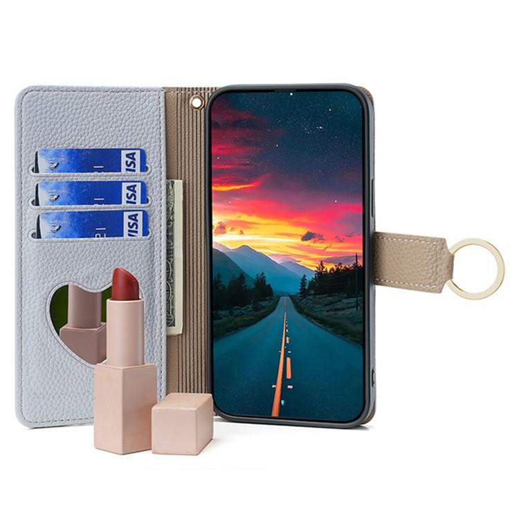 Custodia per telefono a tracolla in pelle con texture litchi, For Samsung Galaxy S26+ 5G, For Samsung Galaxy S26 Ultra 5G, For Samsung Galaxy S26 5G, For Samsung Galaxy S25 5G