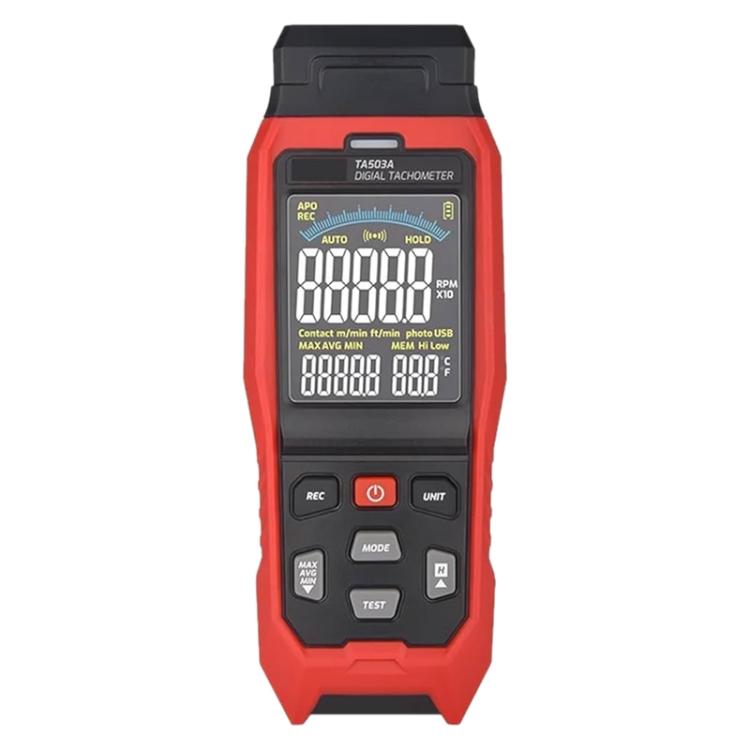Misuratore di velocità portatile con display digitale e tachimetro laser, TASI Non-contact, TASI Contact, TASI Contact and Non-contact Dual Use