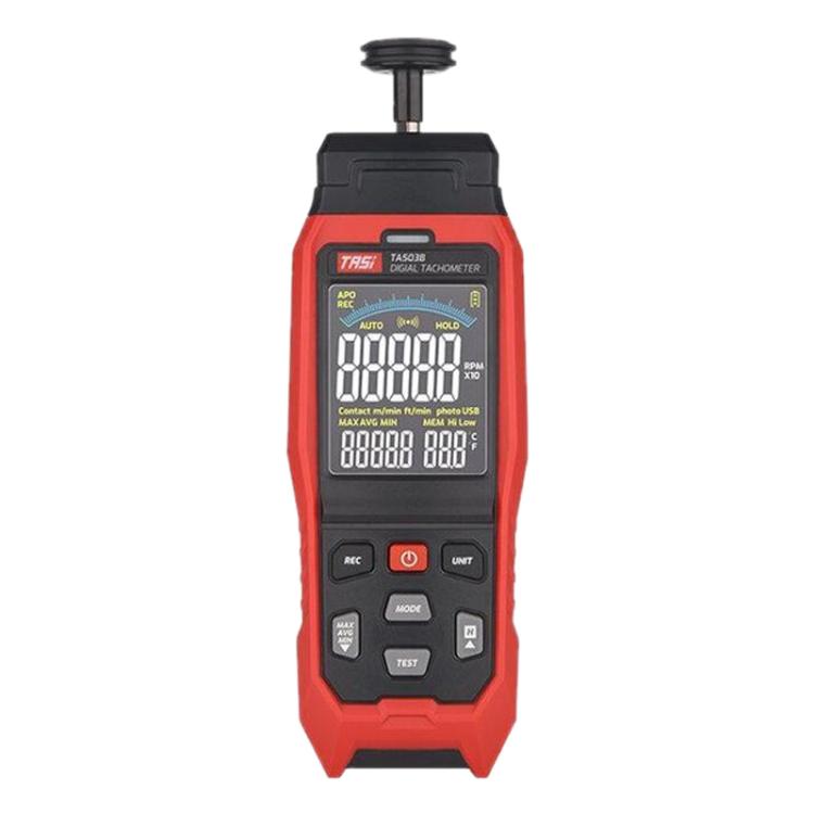 Misuratore di velocità portatile con display digitale e tachimetro laser, TASI Non-contact, TASI Contact, TASI Contact and Non-contact Dual Use