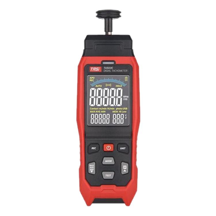 Misuratore di velocità portatile con display digitale e tachimetro laser, TASI Non-contact, TASI Contact, TASI Contact and Non-contact Dual Use