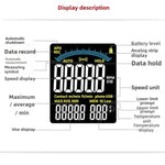 Misuratore di velocità portatile con display digitale e tachimetro laser, TASI Non-contact, TASI Contact, TASI Contact and Non-contact Dual Use